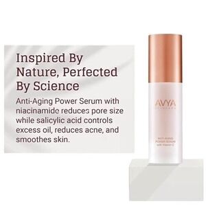 AVYA Hydroveda Restoring Vitamin C Face Serum Revitalizes Repairs Skin Fine Line
